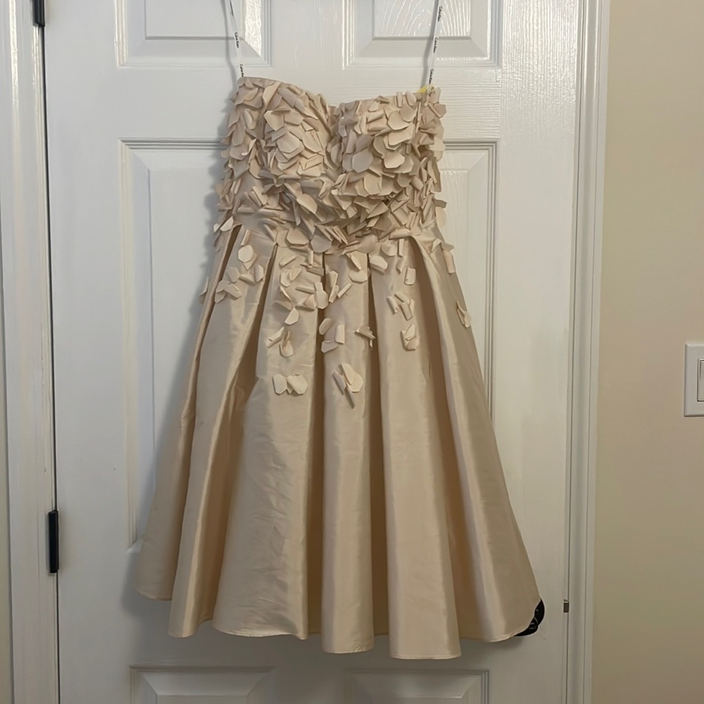calvin klein strapless dress